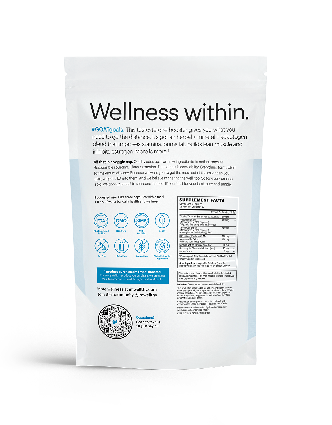 ENHANCE: Can Support Testosterone & Help Inhibit Estrogen Supplements Wellthy Nutraceuticals 